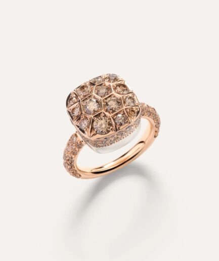 Nudo Ring Assoluto Brown Diamonds
