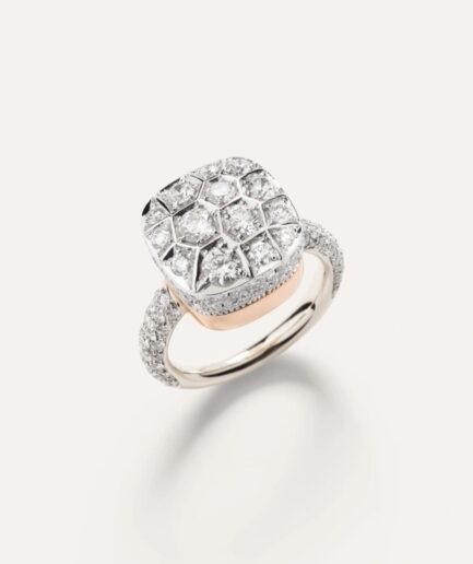 Nudo Ring Assoluto White Diamonds