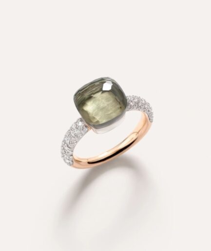 Nudo Ring Classic Prasiolite Diamond
