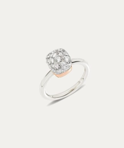 Nudo Ring Petit White Diamonds