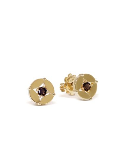 Kimm Earring EA 1001 Smoky Quartz