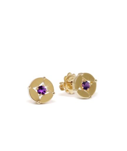 Kimm Earring EA 1001 Amethyst