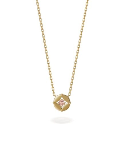 Kimm Necklace NL 1001 Rose Quartz