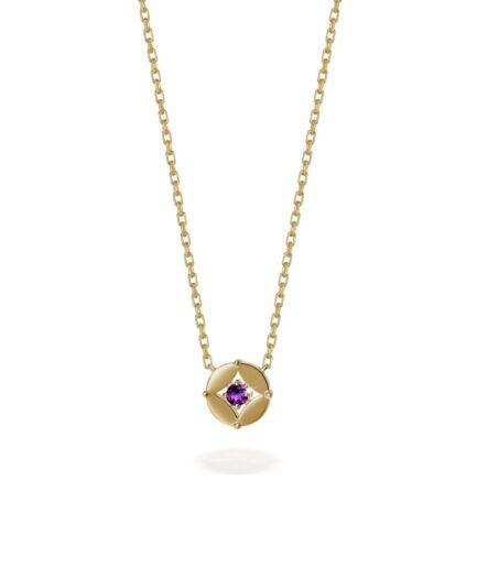 Kimm Necklace NL 1001 Amethyst