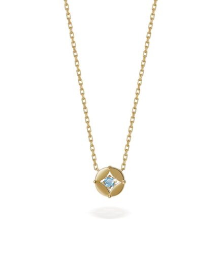 Kimm Necklace NL 1001 Blue Topaz