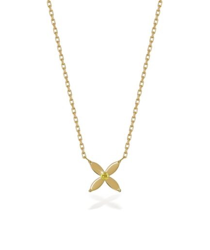 Kimm Necklace NL 1201 Lemon Quartz