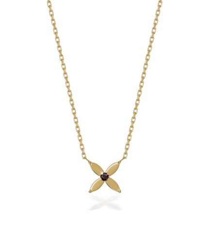 Kimm Necklace NL 1201 Smoky Quartz