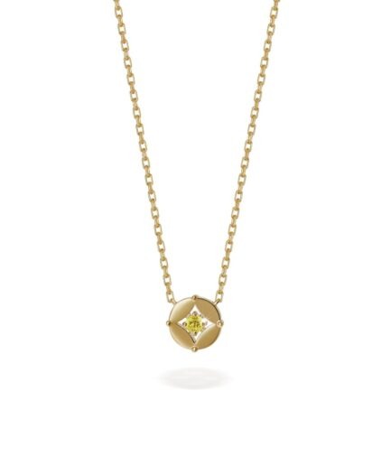 Kimm Necklace NL 1001 Lemon Quartz